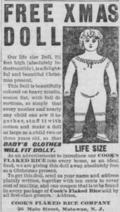 American Rice Free Doll